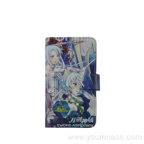 Custom animated character wallet mobile phone lid box